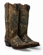 352 Cedar Retro Western Boot