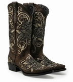 352 Cedar Retro Western Boot