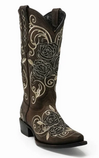 352 Cedar Retro Western Boot