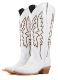 Alexa Midi Wide Calf Snip Toe Cowgirl Boot