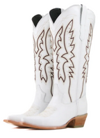 Alexa Midi Wide Calf Snip Toe Cowgirl Boot