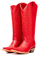 Alexa Midi Wide Calf Snip Toe Cowgirl Boot