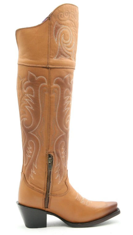 Amour Knee High Snip Toe Cowgirl Boot