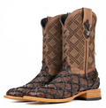 Bradley Pirarucu Square Toe Cowboy Boot – Gloss
