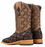 Bradley Pirarucu Square Toe Cowboy Boot – Gloss