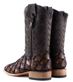 Bradley Pirarucu Square Toe Cowboy Boot