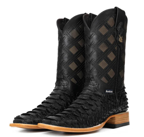 Bradley Python Square Toe Cowboy Boot