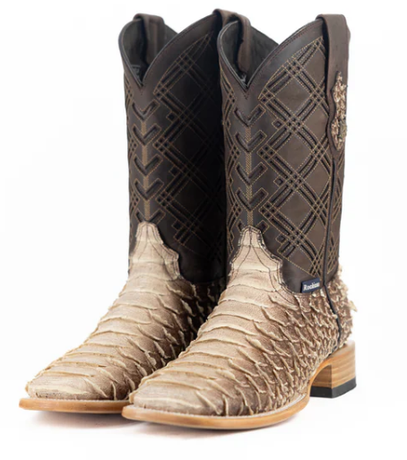 Bradley Python Square Toe Cowboy Boot