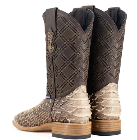 Bradley Python Square Toe Cowboy Boot