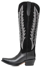 Brianna Tall Wide Calf Snip Toe Cowgirl Boot