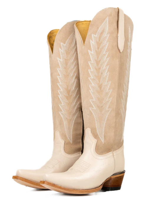 Brianna Tall Wide Calf Snip Toe Cowgirl Boot