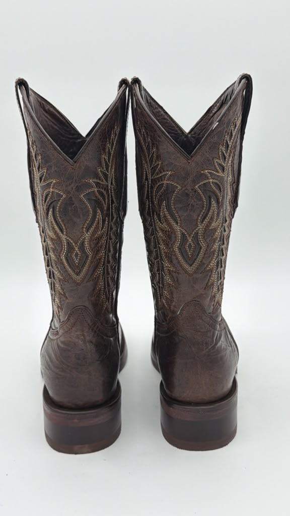 Cedro Tabaco Women's Western Boot - Back view