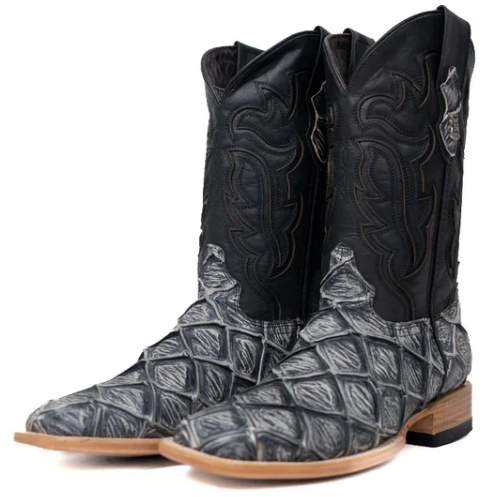 Bruce Big Bass Pirarucu Square Toe Cowboy Boot