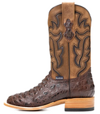 Bruce Ostrich Square Toe Cowboy Boot