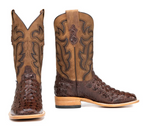 Bruce Ostrich Square Toe Cowboy Boot