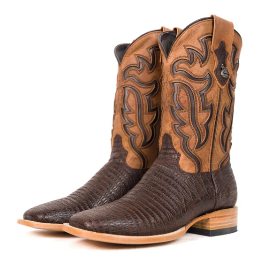 Bruce Lizard Square Toe Cowboy Boot