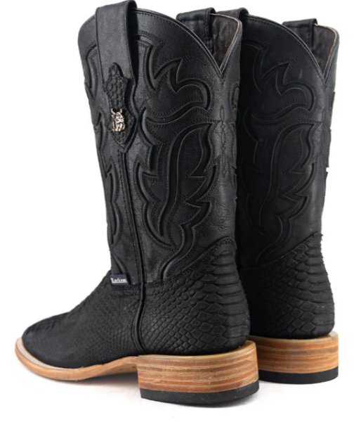 Bruce Matte Python Square Toe Cowboy Boot