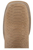 Bruce Matte Python Square Toe Cowboy Boot