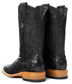 Bruce Ostrich Square Toe Cowboy Boot