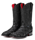 Bruce Shelby Pirarucu Red Bottom Square Toe Cowboy Boot