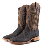 Bruce Matte Python Square Toe Cowboy Boot