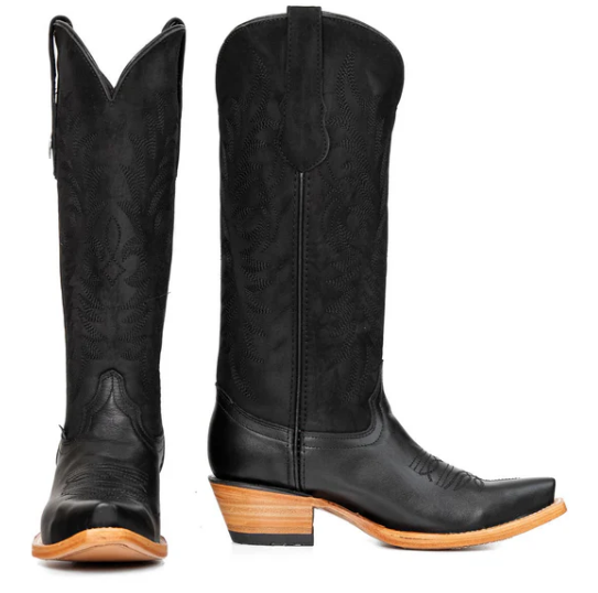 Camila Nubuck Midi Snip Toe Cowgirl Boot