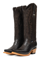 Camila Nubuck Midi Snip Toe Cowgirl Boot
