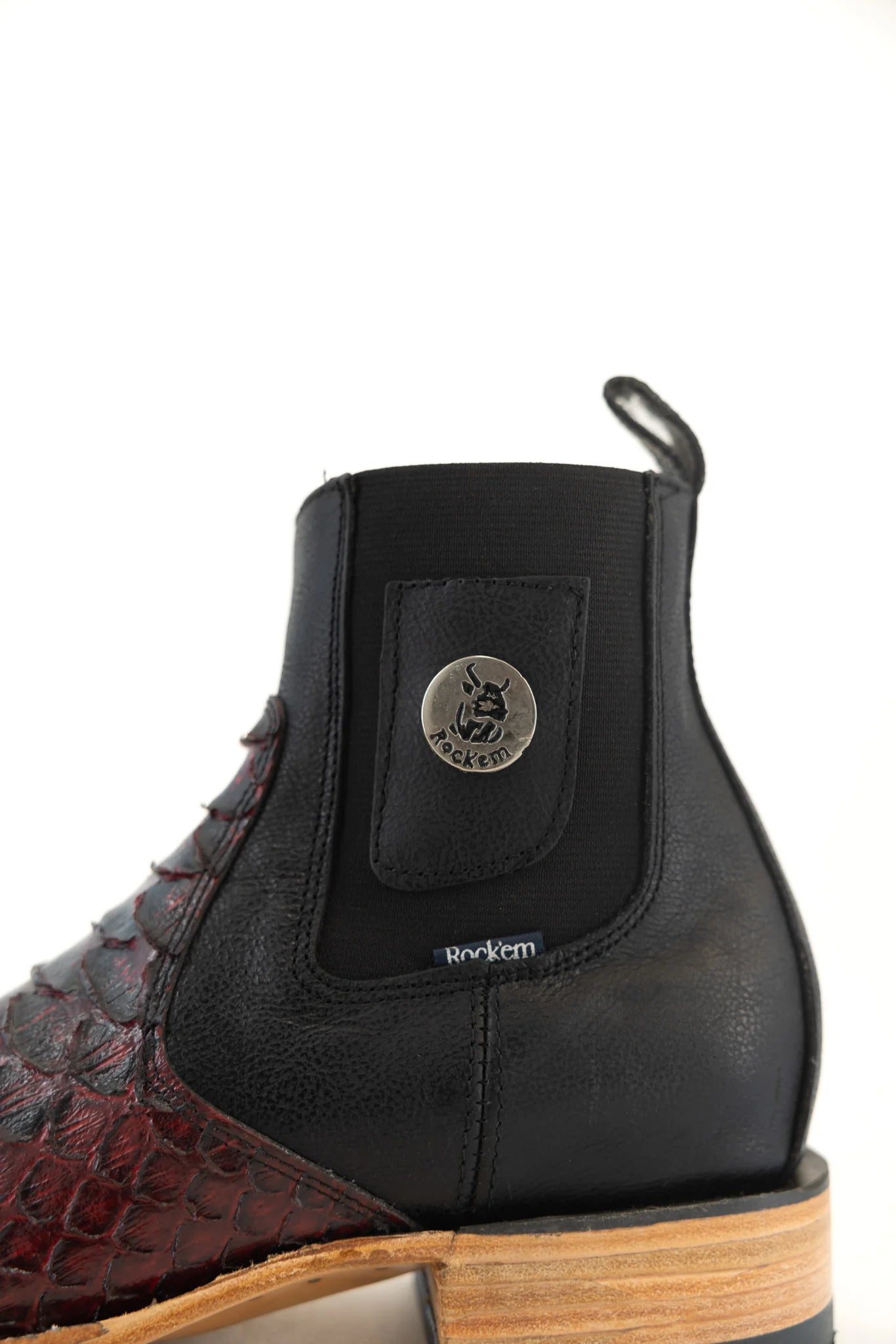 Clon Python Square Toe Ankle Boot