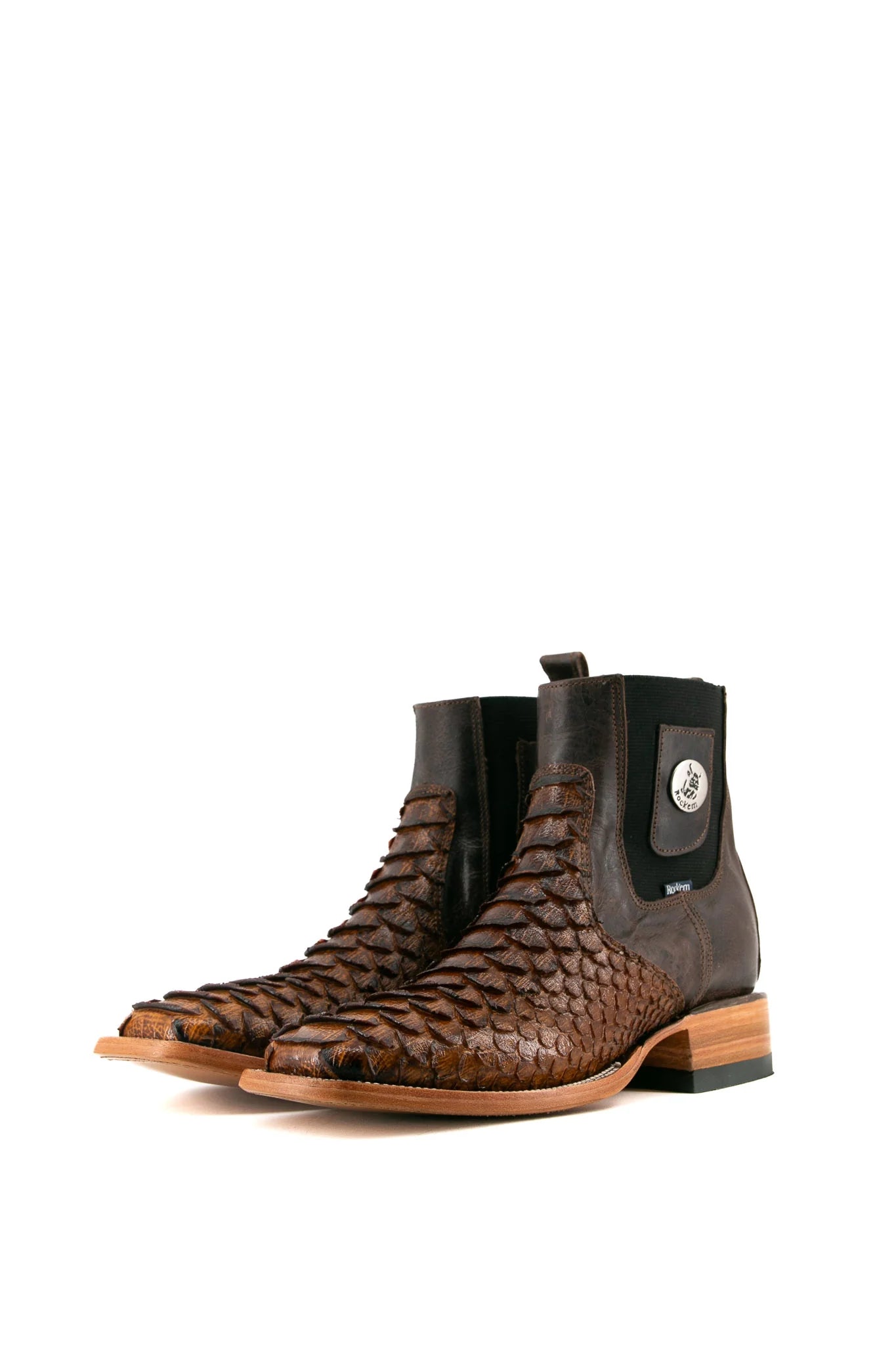 Clon Python Square Toe Ankle Boot
