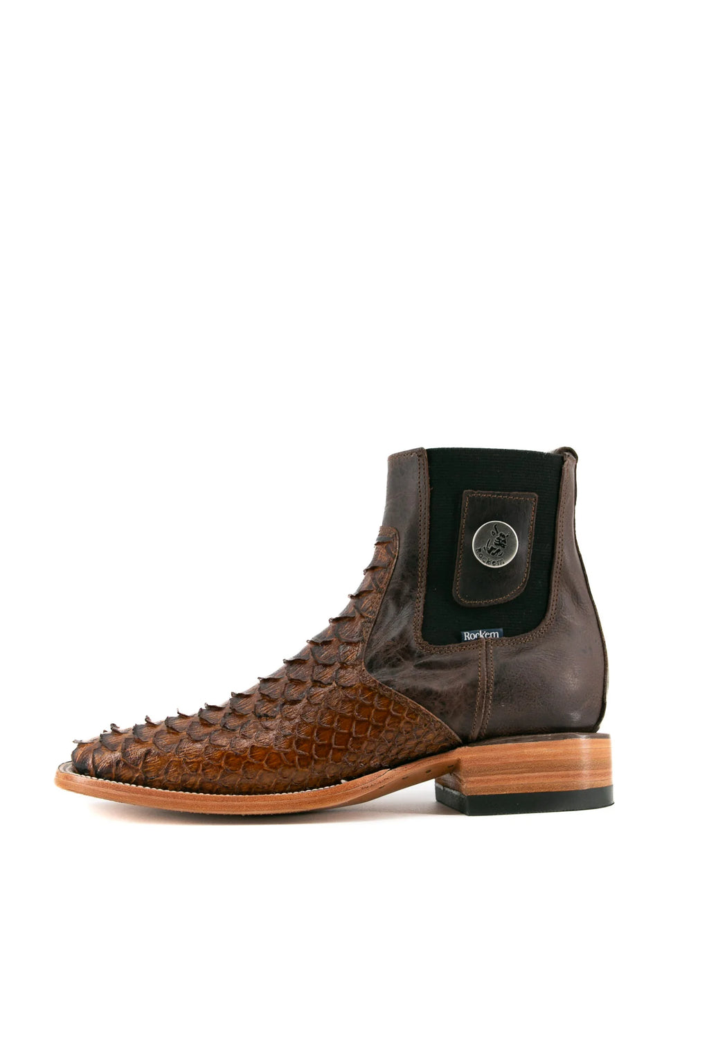 Clon Python Square Toe Ankle Boot