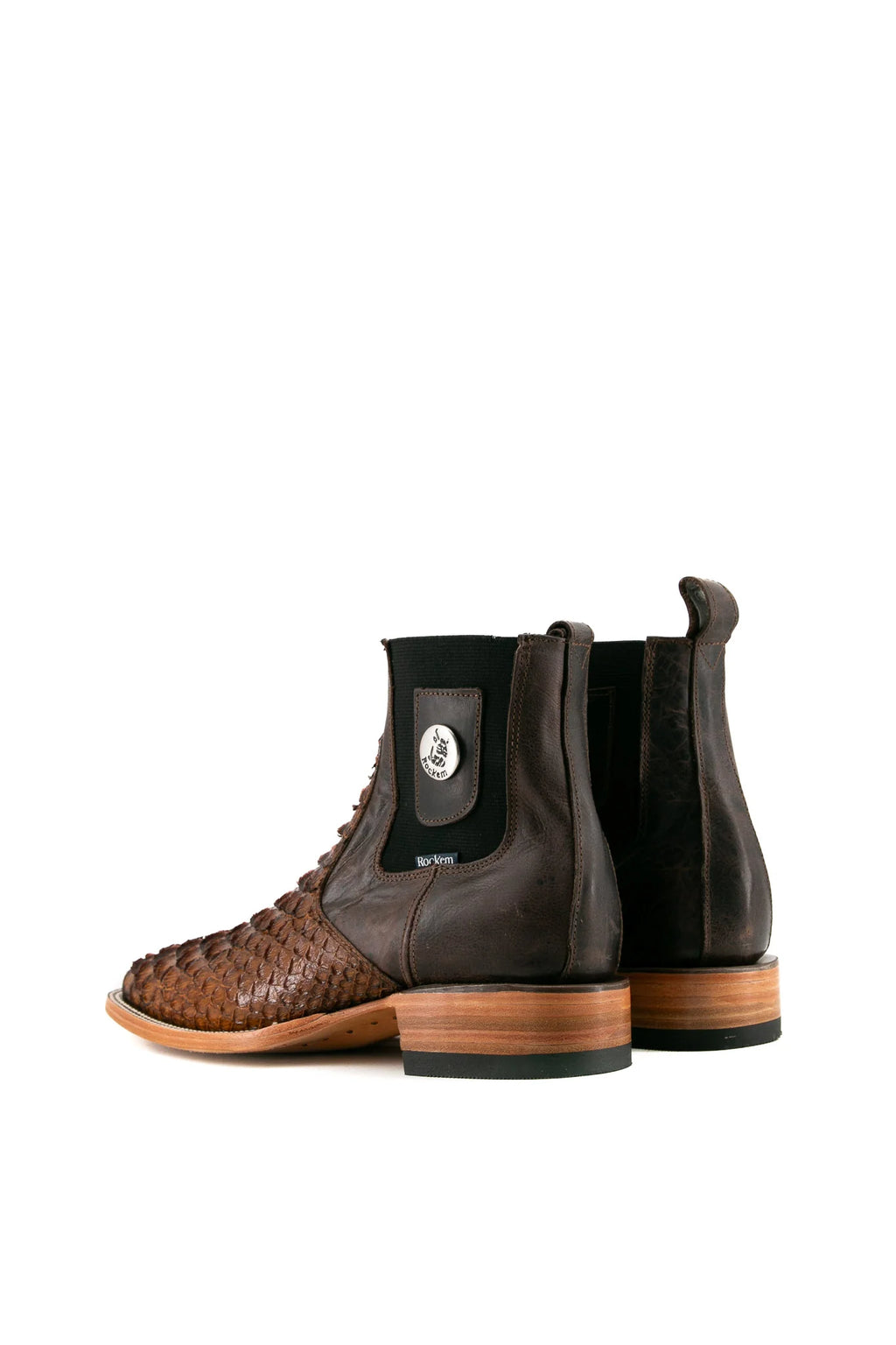 Clon Python Square Toe Ankle Boot