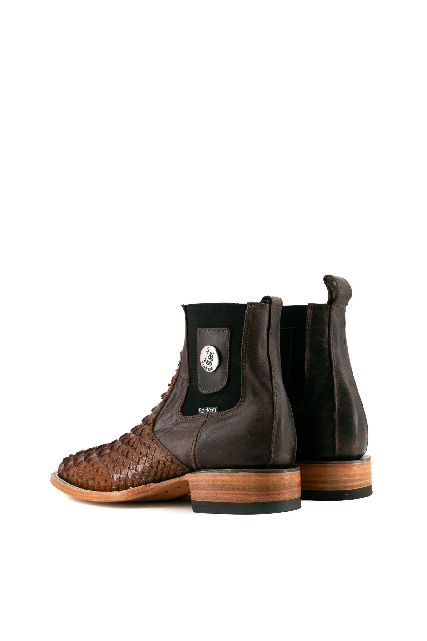 Clon Python Square Toe Ankle Boot