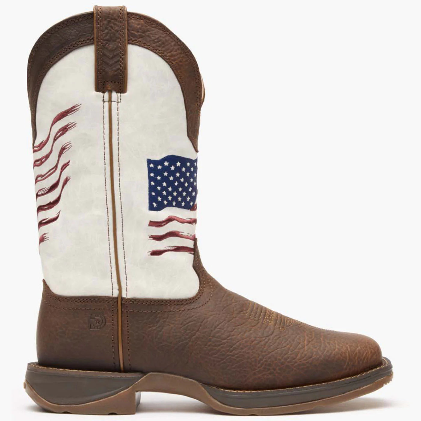 Durango® Rebel Distressed Flag Embroidery Western Boot Style No. DDB0312