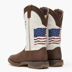 Durango® Rebel Distressed Flag Embroidery Western Boot Style No. DDB0312