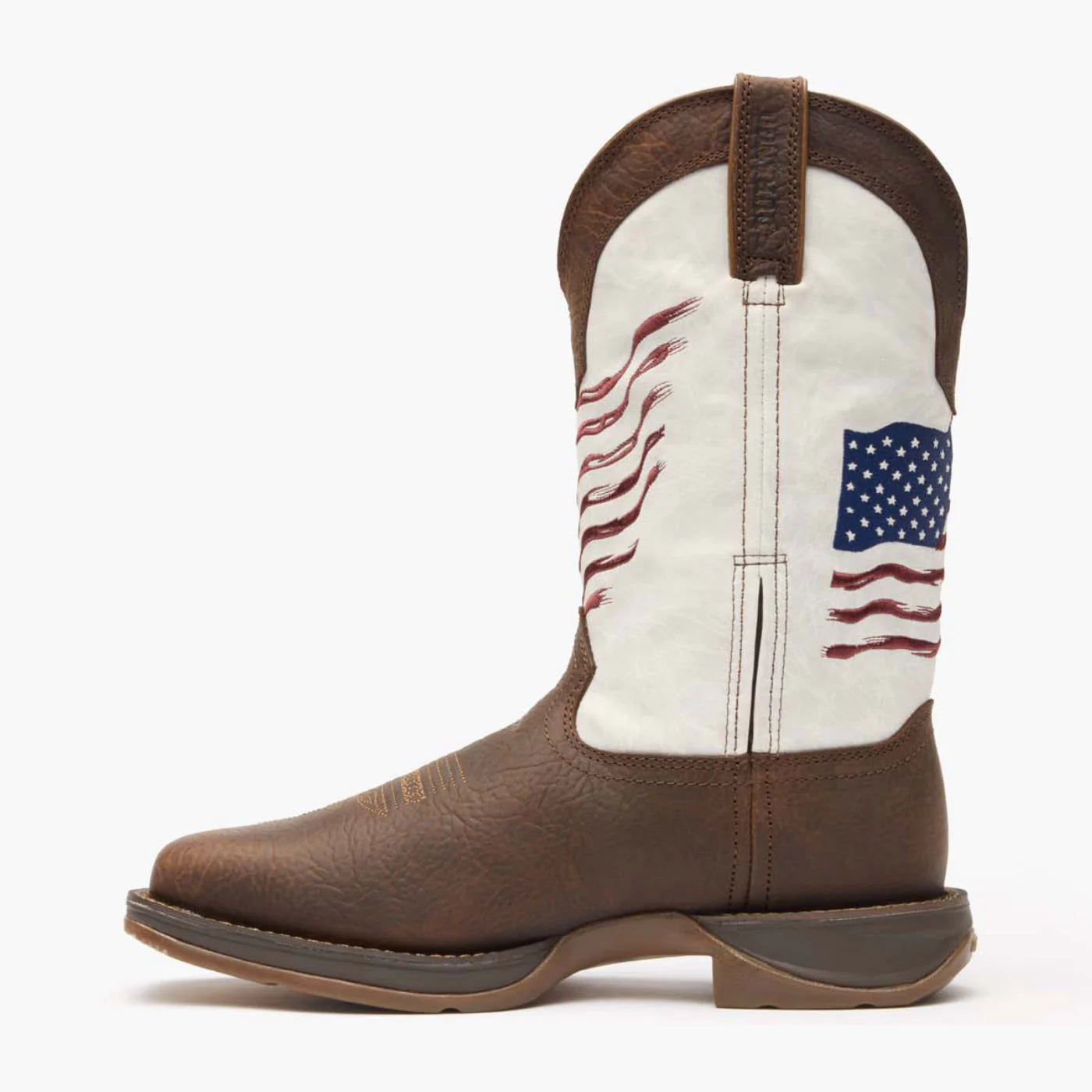 Durango® Rebel Distressed Flag Embroidery Western Boot Style No. DDB0312