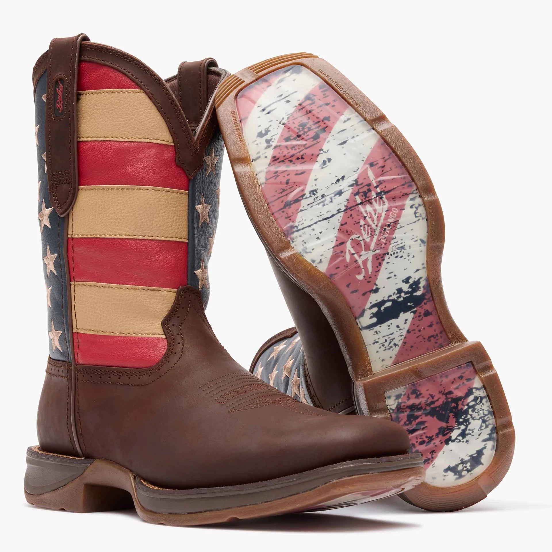 Durango® Rebel Patriotic Pull-On Western Flag Boot Style No. DB5554