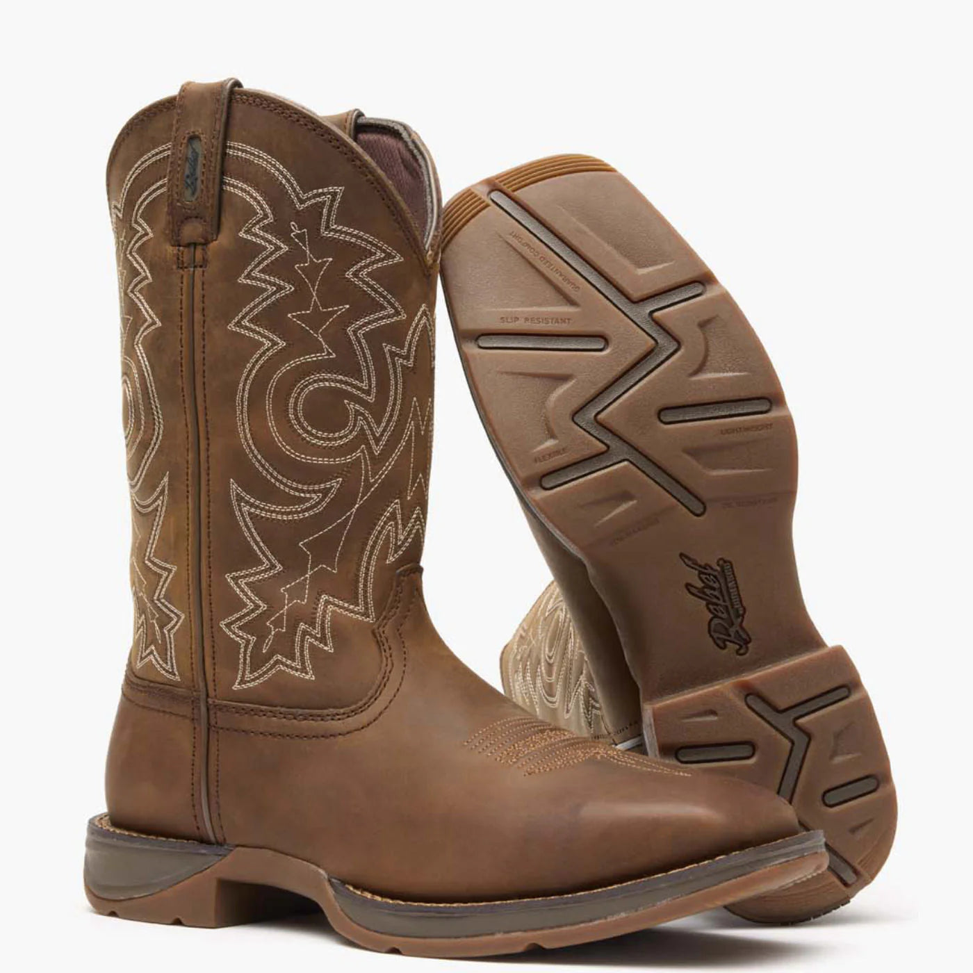 Durango® Rebel Steel Toe Pull-On Western Boot Style No. DB4343