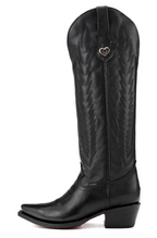 Eleanor Tall Red Bottom Snip Toe Cowgirl Boot