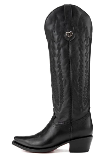 Eleanor Tall Red Bottom Snip Toe Cowgirl Boot