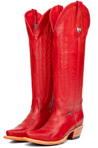 Eleanor Tall Red Bottom Snip Toe Cowgirl Boot