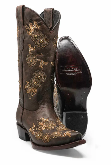 Florilandia Cedro Retro Western Boot