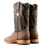 France Woven Square Toe Cowboy Boot