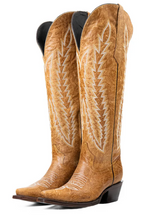 Gia Tall Wide Calf Snip Toe Cowgirl Boot