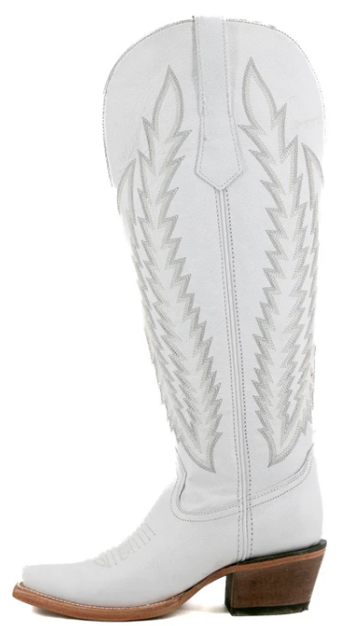 Gia Tall Wide Calf Snip Toe Cowgirl Boot