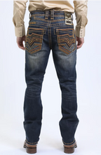 Holt Ridge Chevron Bootcut Jean Dark Stone - Front view