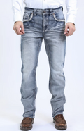 Holt Ridge Chevron Bootcut Jean - Back pocket detail