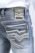 Holt Ridge Chevron Bootcut Jean - Side view
