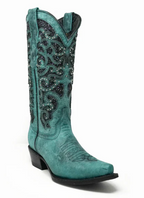 JD0027 Wildflowers Retro Western Boot