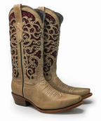JD0027 Wildflowers Retro Western Boot