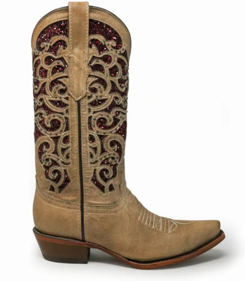 JD0027 Wildflowers Retro Western Boot